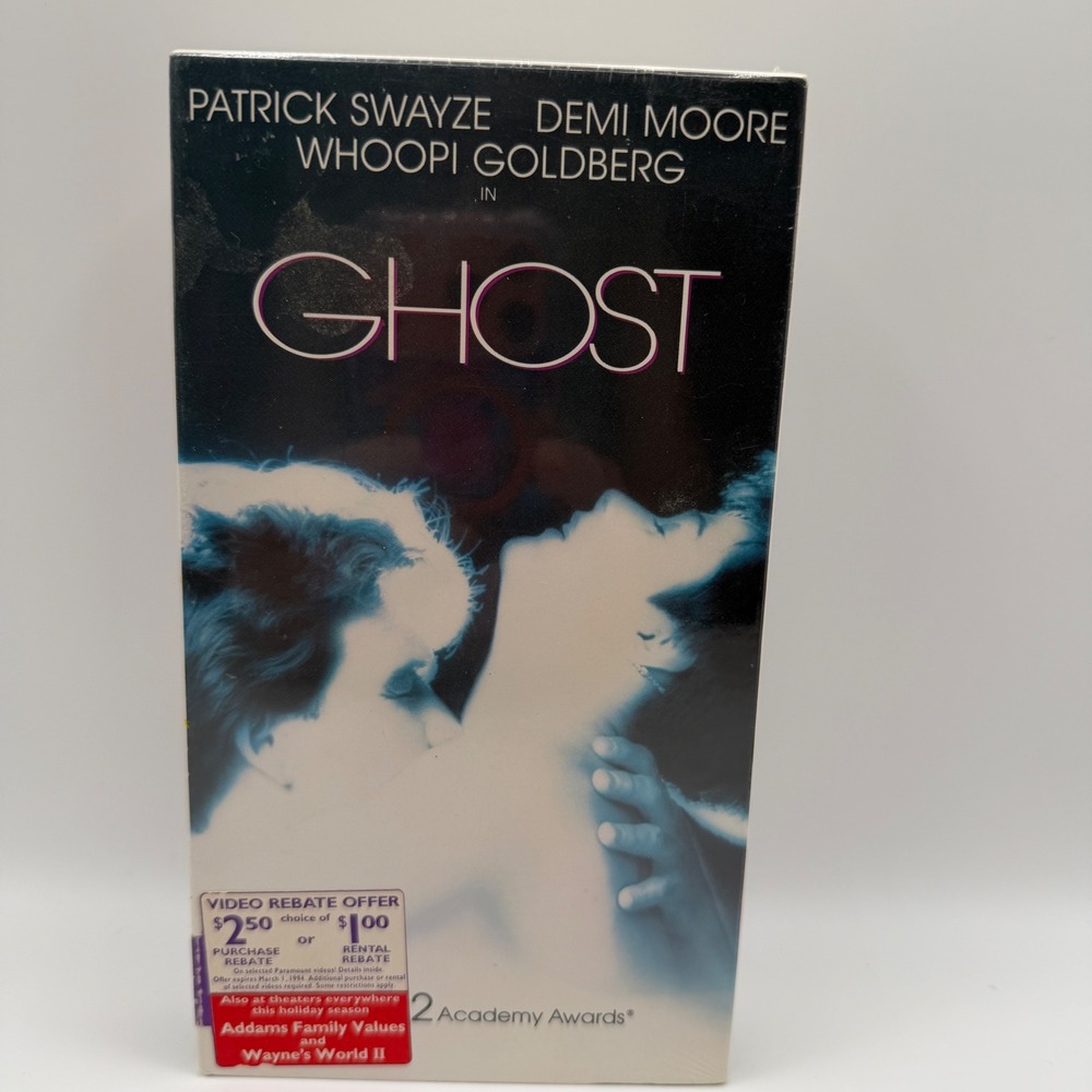 Ghost VHS 1990 Movie Patrick Swayze Demi Moore Paramount Factory Sealed New